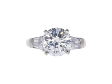 2.1 CT ROUND CUT SOLITAIRE RING